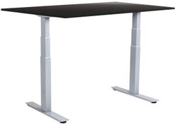 Kompiuterio stalas reguliuojamo aukščio Sun-Flex EasyDesk Adapt VI, 140 cm x 80 cm, 62 - 127 cm, aliuminio sp./juoda sp.