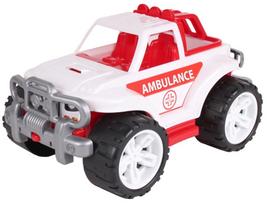 Žaislinis greitosios pagalbos automobilis Technok Ambulance SUV 4982, balta sp./raudona sp.