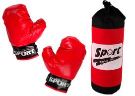 Vaikiškas bokso rinkinys Lean Toys Boxing Set 13478, raudona sp.
