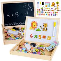 Magnetukai Cartoon Number Puzzle, įvairių spalvų