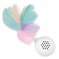 Kamuoliukai Epic Pet Rolling Feather Ball 812469, balta sp./įvairių spalvų