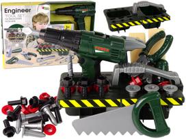 Žaislinis meistro įrankių rinkinys Lean Toys Engineer Tool Set, įvairių spalvų