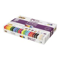Dažai guašas Zibi Classic Kids, 480 ml, 24 sp., 24 vnt.