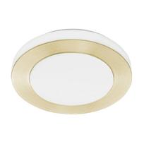 Šviestuvas plafonas Eglo Carpi 900369, LED, 3000 °K, 1 x 10.8 W, aukso sp./balta sp.