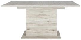 Stalas išskleidžiamas Forte, ąžuolo sp./smėlio sp., 160 - 200 cm x 90 cm x 77 cm