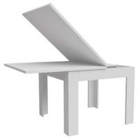 Stalas išskleidžiamas Forte Nuori, balta sp., 95 - 190 cm x 95 cm x 77.3 cm