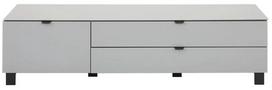 TV staliukas Forte Element, šviesiai pilka sp., 52.5 cm x 165 cm x 41.1 cm