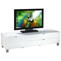 TV staliukas Forte Poole, balta sp., 52.5 cm x 165 cm x 41.1 cm
