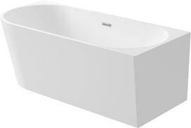 Vonia, laisvai pastatoma Deante Silia, 150 cm x 75 cm x 58 cm, kampinė, balta sp.