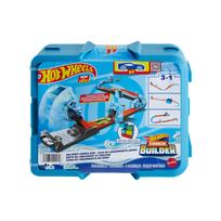 Automobilių trasa Mattel Hot Wheels Track Builder Air Drop HNJ67, mėlyna sp.
