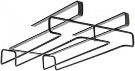 Laikiklis Metaltex Lava, 20 cm x 28 cm x 7 cm, nerūdijantysis plienas, juoda sp.