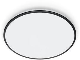 Išmanusis šviestuvas plafonas WiZ Rune, LED, 2700 - 6500 °K, 1 x 21 W, balta sp./juoda sp. / balta sp., 40 x 40 cm