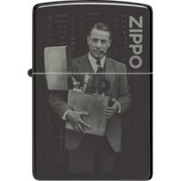 Žiebtuvėlis Zippo 48702 Founder's Day Commemorative/Special Edition, juoda sp.