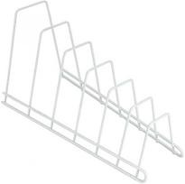 Puodų dangčių laikiklis Metaltex Sector, 34 cm x 15 cm x 18 cm, metalas, balta sp.