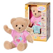 Pliušinis žaislas Zapf Creation Baby born Plush Bear 835609, ruda sp./rožinė sp., 43 cm