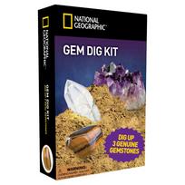 Kasinėjimo rinkinys National Geographic Gemstone Dig Kit, įvairių spalvų