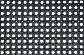 Durų kilimėlis Honeycomb, juoda sp., 100 cm x 150 cm