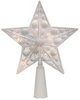 Eglės viršūnė, balta sp., 19 cm, plastikas