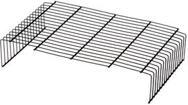 Grotelės graužikų tualetui Ferplast Net L305, 30 cm x 19.5 cm x 6 cm, juoda sp.