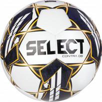 Futbolo kamuolys Select Contra DB V23, 5 dydis, balta sp./violetinė sp.