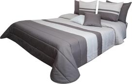 Lovatiesė NM45-E, pilka sp./grafito sp., 170 cm x 210 cm