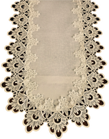 Stalo takelis ovalas G01-03, smėlio sp., 60 x 120 cm