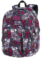 Mokyklinė kuprinė CoolPack Discovery, mėlyna sp./balta sp./raudona sp., 32 cm x 13 cm x 44 cm