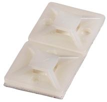 Kabelių dėtuvė Haupa Self Adhesive Sockets 262162, 28 x 28 mm, 100 vnt., balta sp.