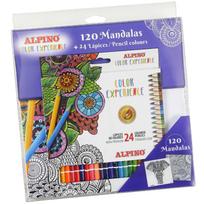 Piešimo rinkinys Alpino Color experience mandalas, įvairių spalvų