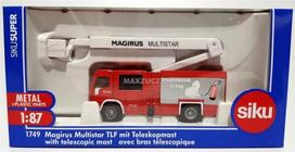 Žaislinė gaisrinė mašina Siku Super Magirus Multistar TLF 1749, 1:87, balta sp./raudona sp.