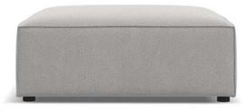 Pufas Micadoni Home Jodie Structured Fabric, šviesiai pilka sp., 102 cm x 80 cm x 40 cm