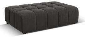 Pufas Micadoni Home Jennifer Velvet, tamsiai pilka sp., 102 cm x 80 cm x 40 cm