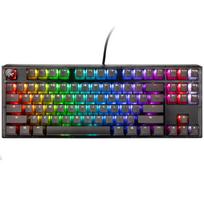 Laidinė žaidimų klaviatūra Ducky One 3 Aura Gateron Baby Kangaroo, EN, juoda sp.