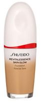 Skystas makiažo pagrindas Shiseido Revitalessence Skin Glow, SPF 30, 350 maple, 30 ml