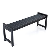 Lauko suoliukas DM Grill Duo SL016, juoda sp., 140 cm x 37 cm x 48 cm