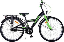 Vaikiškas dviratis, miesto Volare Thombike, juoda sp./žalia sp., 24"
