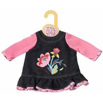 Suknelė lėlei Zapf Creation Baby born Jeans Dress, juoda sp./rožinė sp.