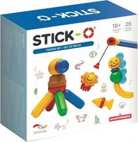 Magnetinių kaladėlių žvejybos rinkinys Magformers Stick-O, įvairių spalvų, 26 vnt.