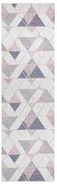 Kiliminis takas Hakano Vinea Geometric 2, kreminė sp./pilka sp./rožinė sp., 250 cm x 60 cm