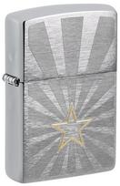 Žiebtuvėlis Zippo Star 48657, sidabro sp.