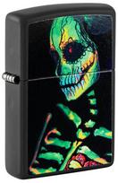 Žiebtuvėlis Zippo Sugar Skeleton 48761, juoda sp./žalia sp.