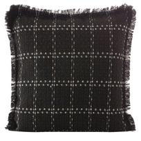 Dekoratyvinės pagalvėlės užvalkalas Dara, juoda sp., 45 cm x 45 cm