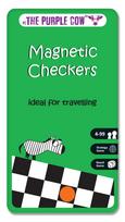Šaškės Purple Cow Magnetic Checkers