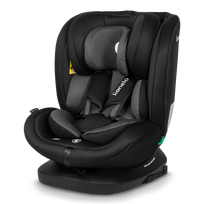 Automobilinė kėdutė Lionelo Bastiaan I-Size, juoda sp./pilka sp., 0 - 36 kg