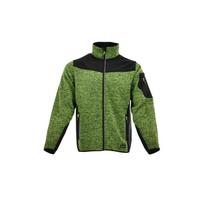 Džemperis Sara Workwear Comfort, juoda sp./žalia sp., L dydis