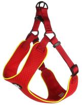 Petnešos šunims Flamingo Step & Go Tasha, raudona sp., 650 - 750 mm x 20 mm, M