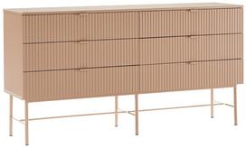 Stalčių blokai Home4you Sequence 45153, smėlio sp., 83 cm x 40 cm x 158 cm