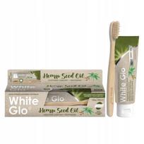 Dantų pasta su dantų šepetėliu White Glo Hemp Seed Oil, 115 ml