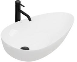 Vonios praustuvas Rea Greta 65, keramika, 65.5 cm x 40 cm x 13 cm, balta sp.