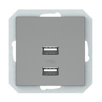 USB įkroviklis Vilma QR1000, matinė pilka sp.